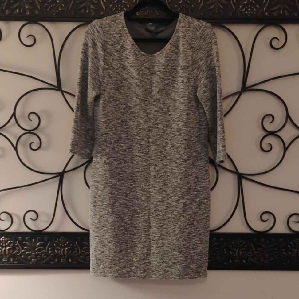 French Connection Gray Long Sleeve Crew Neck Sweater